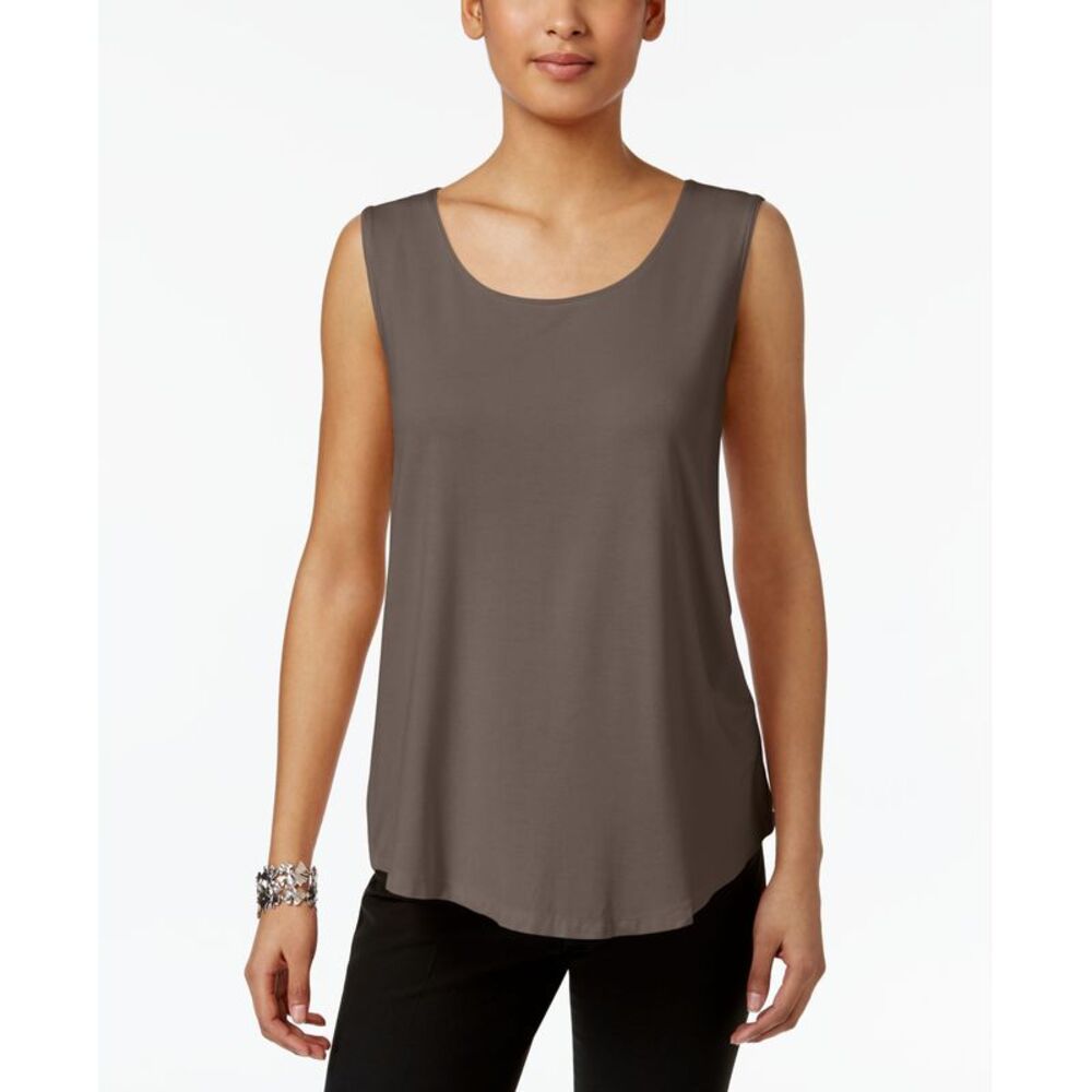 JM Collection Scoop Neck Tank Top
